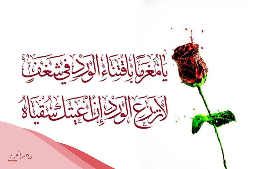 شعر عن الورد نزار قباني