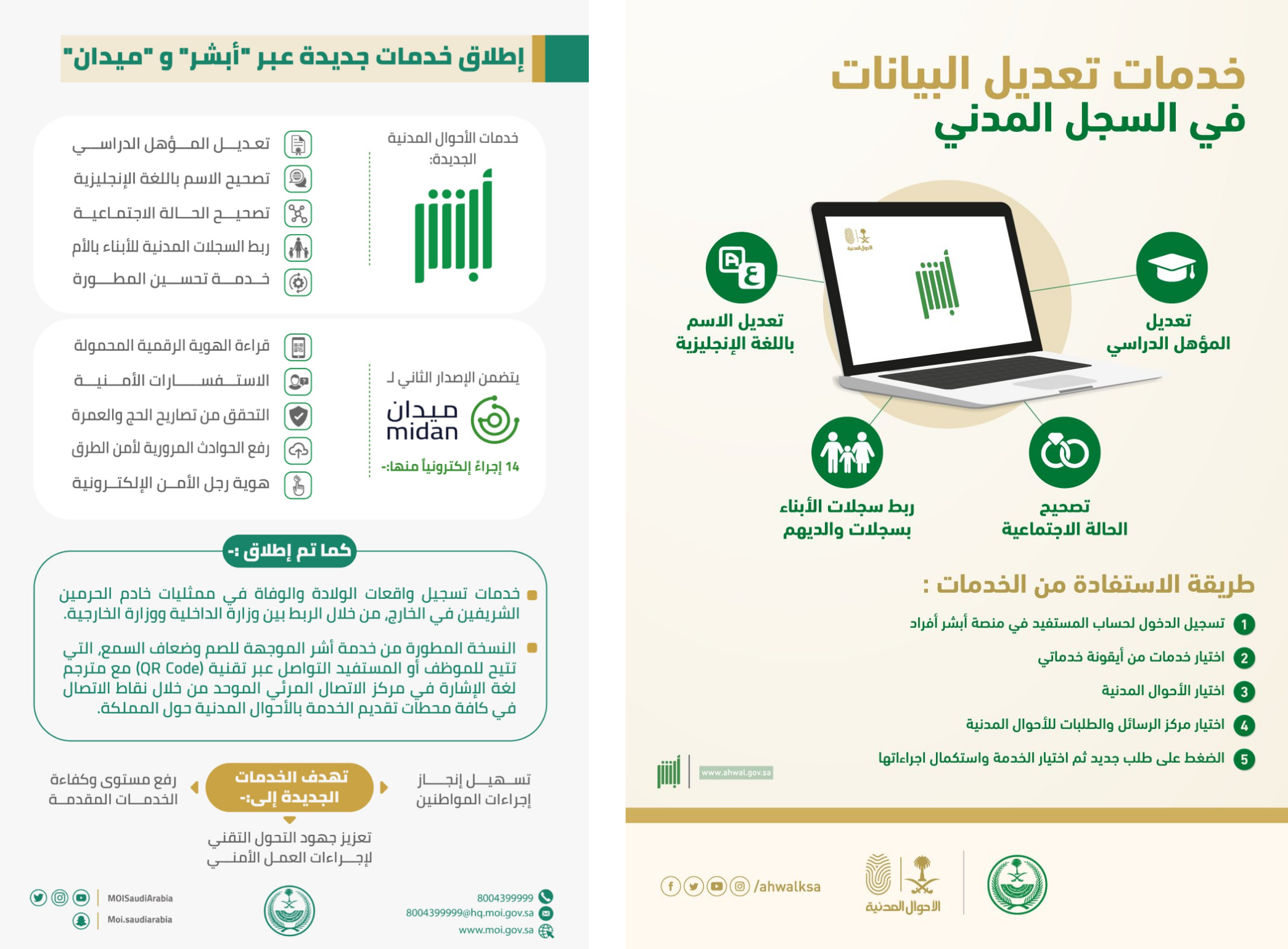 خطوات تغيير المؤهل العلمي في أبشر 1446