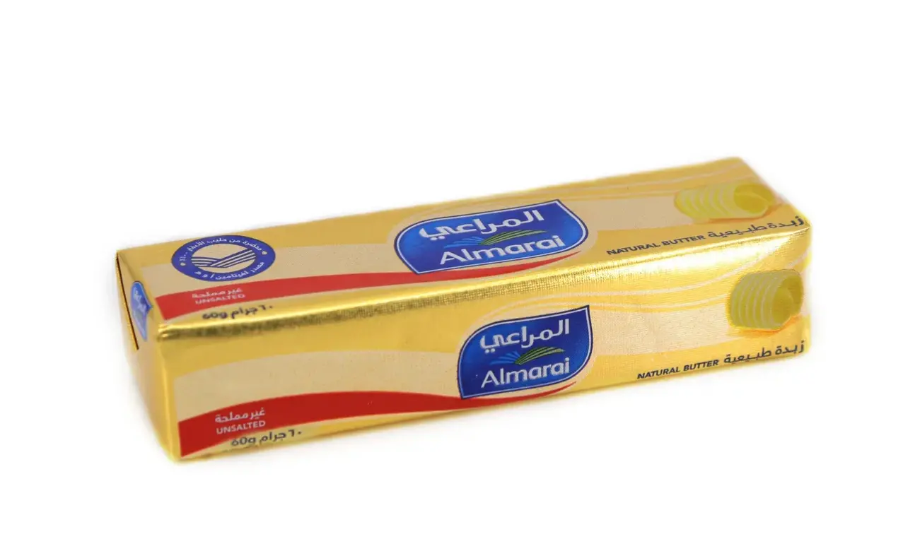اصبع زبدة كم يساوي بالجرام