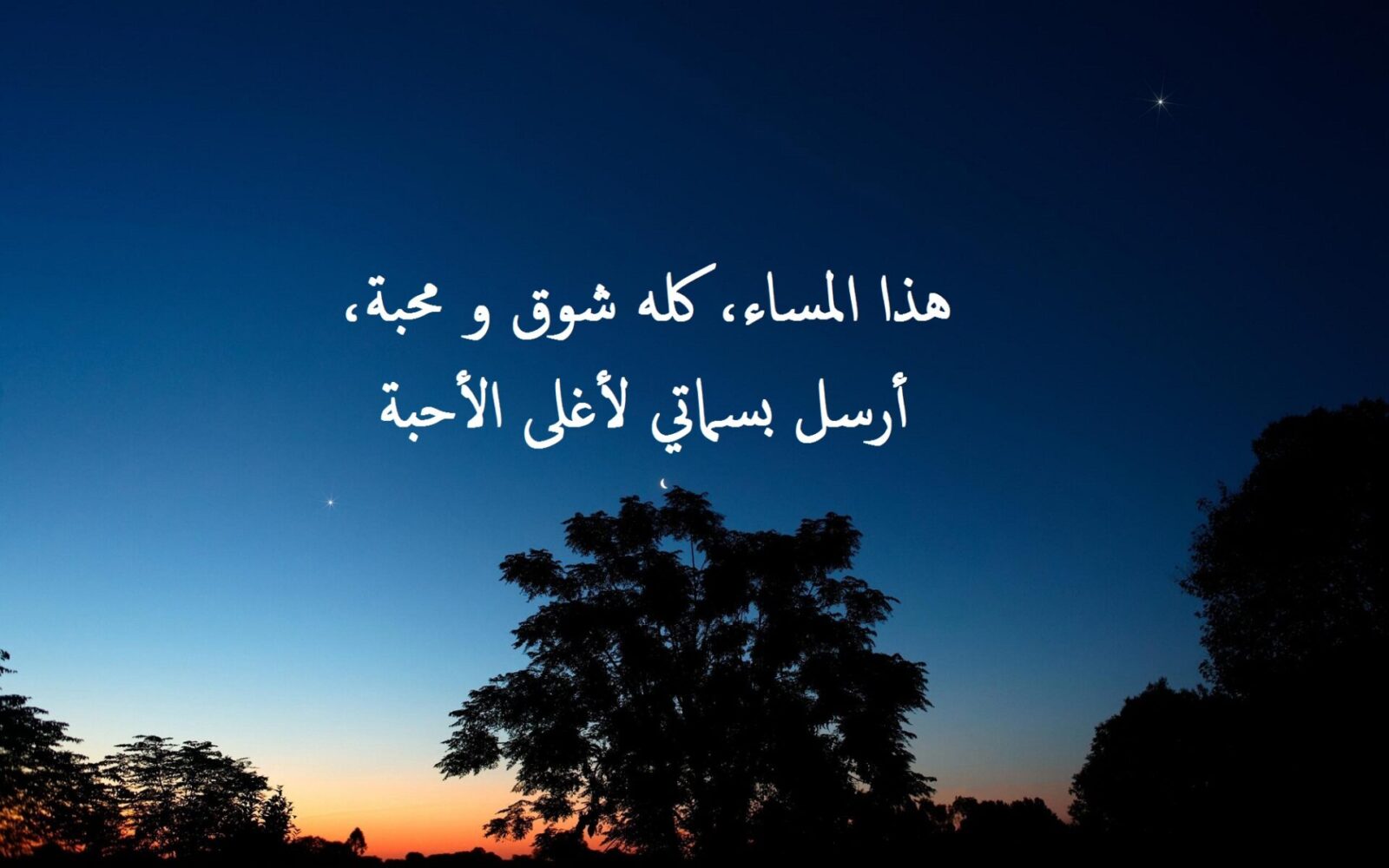 كلمات عن المساء والليل 2023 ، اجمل ما قيل عن المساء والليل