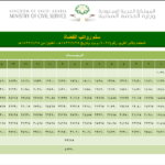 سلم رواتب القضاة 1445 مع البدلات