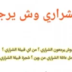 الشرارات وش يرجعون