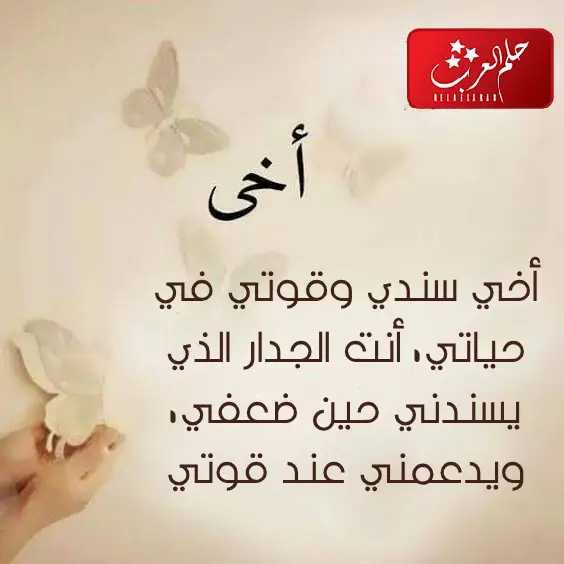 احلى كلام عن الأخ ، كلام جميل عن الاخ فيس بوك