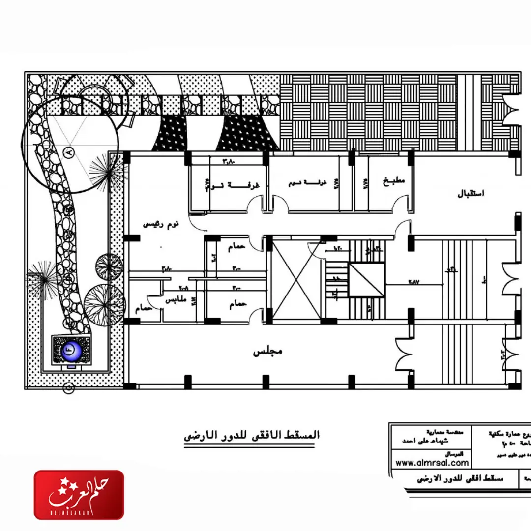 مخطط تصميم عمارة دورين