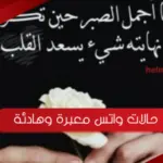 حالات واتس معبرة وهادئة