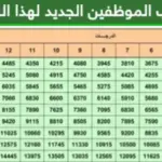 سلم رواتب التامينات الاجتماعية الجديد 1445