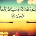 فضل ربي ان مسني الضر وانت ارحم الراحمين