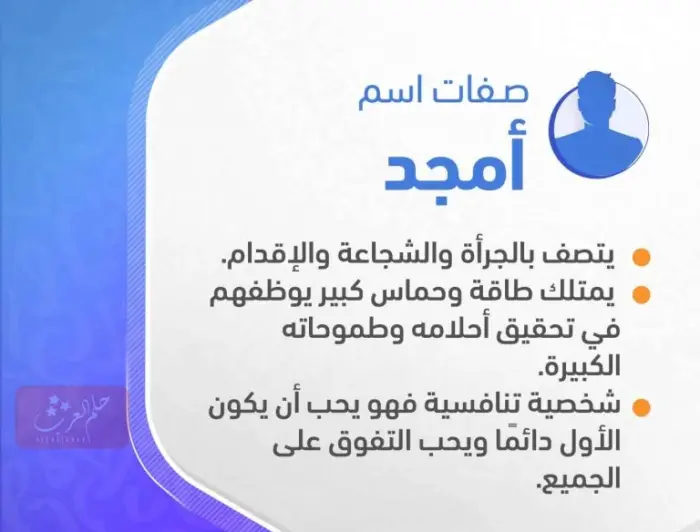 دلع اسم امجاد وأسرار شخصيتها