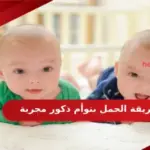 طريقة الحمل بتوأم ذكور مجربة