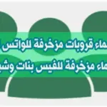 اسماء قروبات مزخرفه 2023 أجمل اسماء جروبات للاصدقاء مزخرفه