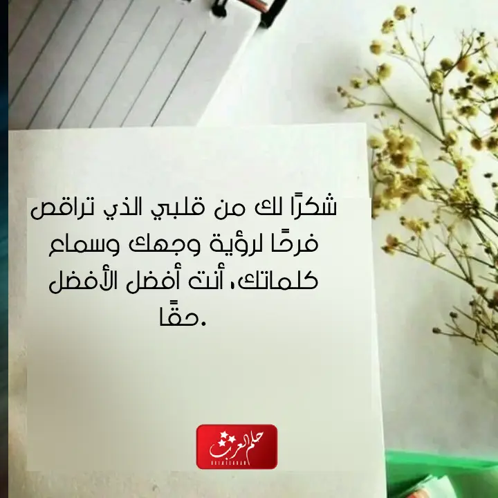 كلمات شكر وثناء لشخص عزيز مكتوبة بالصور
