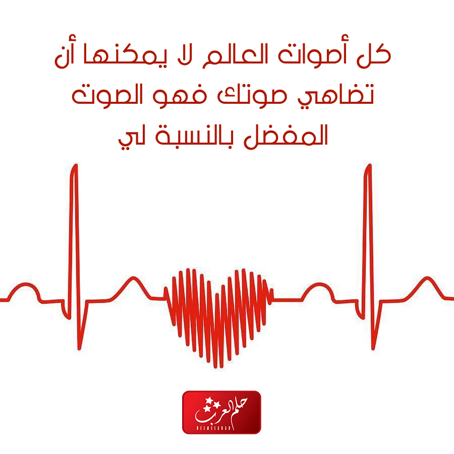 كلام عن صوت الحبيب