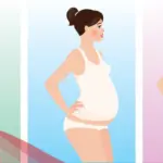 شكل بطن الحامل بتوأم بالصور
