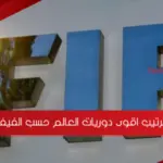 ترتيب اقوى دوريات العالم حسب الفيفا