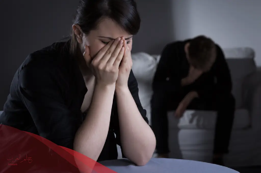 وصف شعور الزوج عند بكاء زوجته