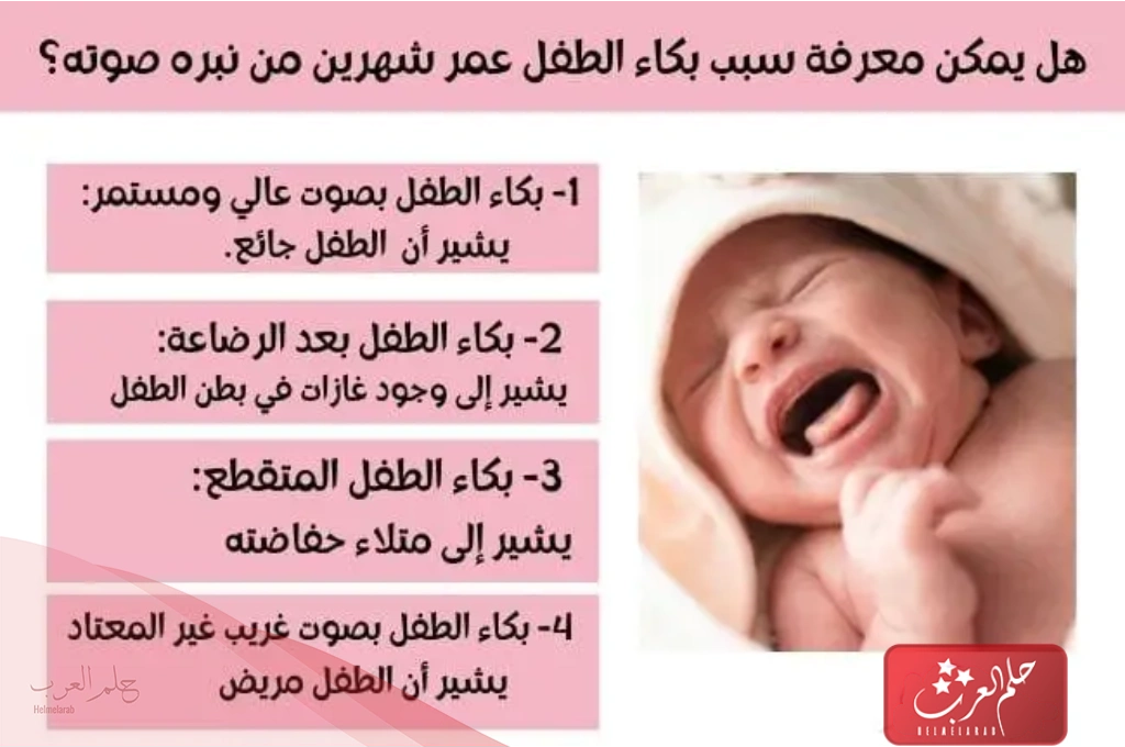سبب بكاء الرضيع عند وضعه في السرير