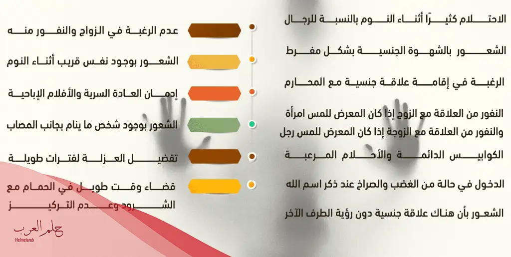علامات تدل على حضور الجن العاشق