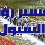 تفسير حلم السيل بدون مطر في المنام لابن سيرين