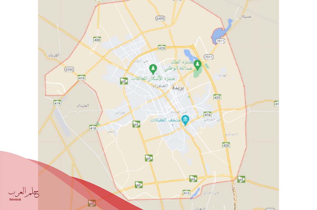 الرمز البريدي بريده وجميع احيائها 2024