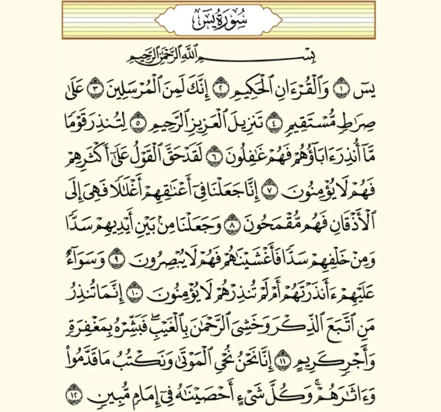 اسرار سورة يس الحقيقية المجربة فعلا