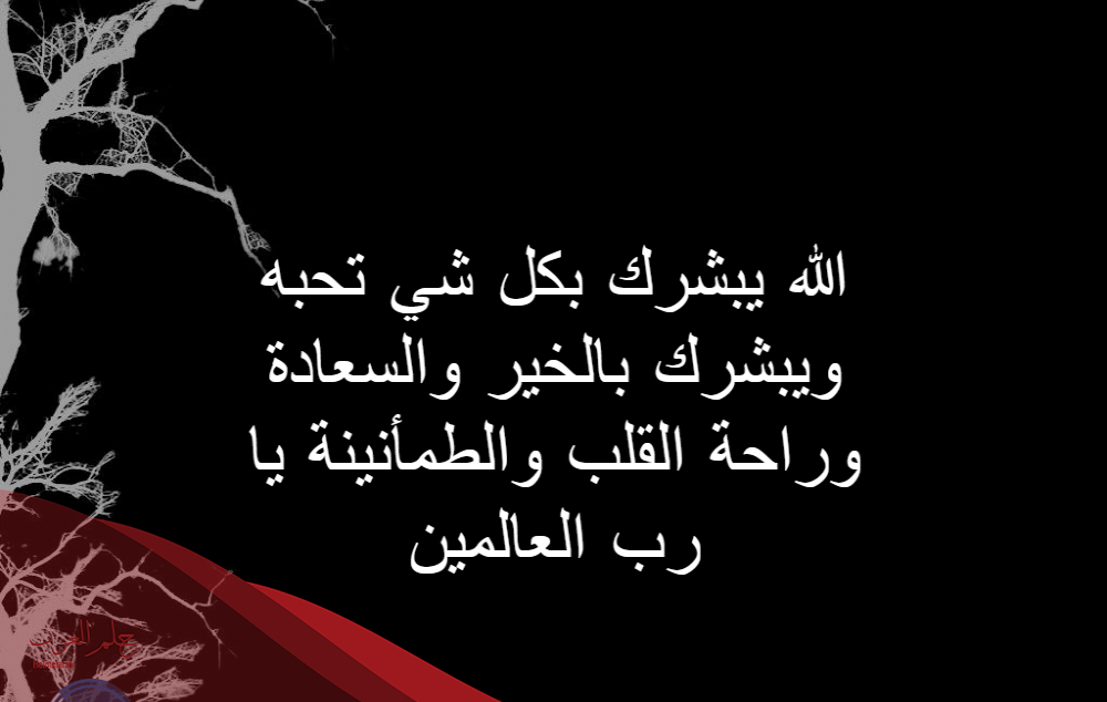 الرد على ابشر .. اذا واحد قال ابشر وش ترد عليه