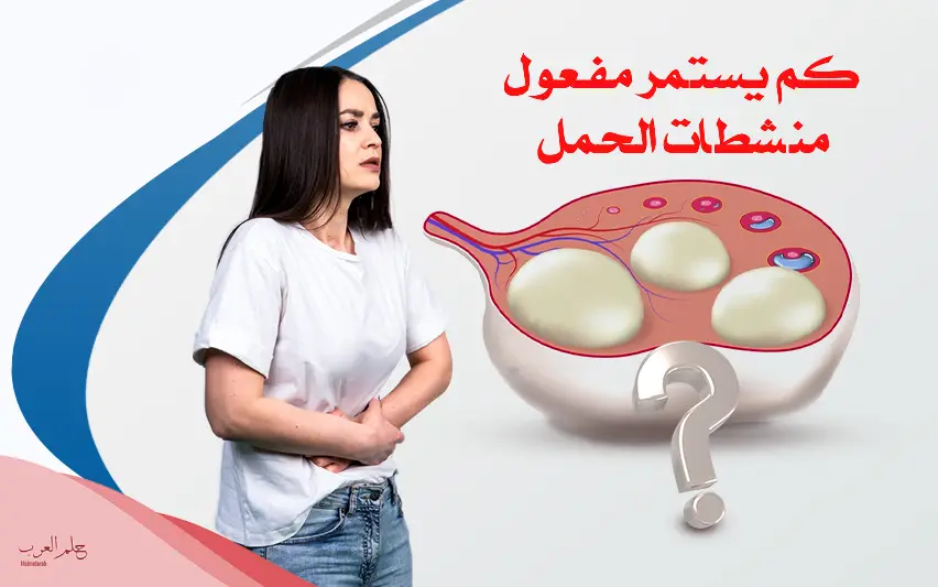كم يستمر مفعول منشطات الحمل في الجسم