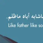 معنى من شابه أباه فما ظلم وما أصله وقصته
