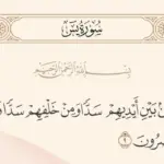 فوائد تكرار وجعلنا من بين أيديهم سدا