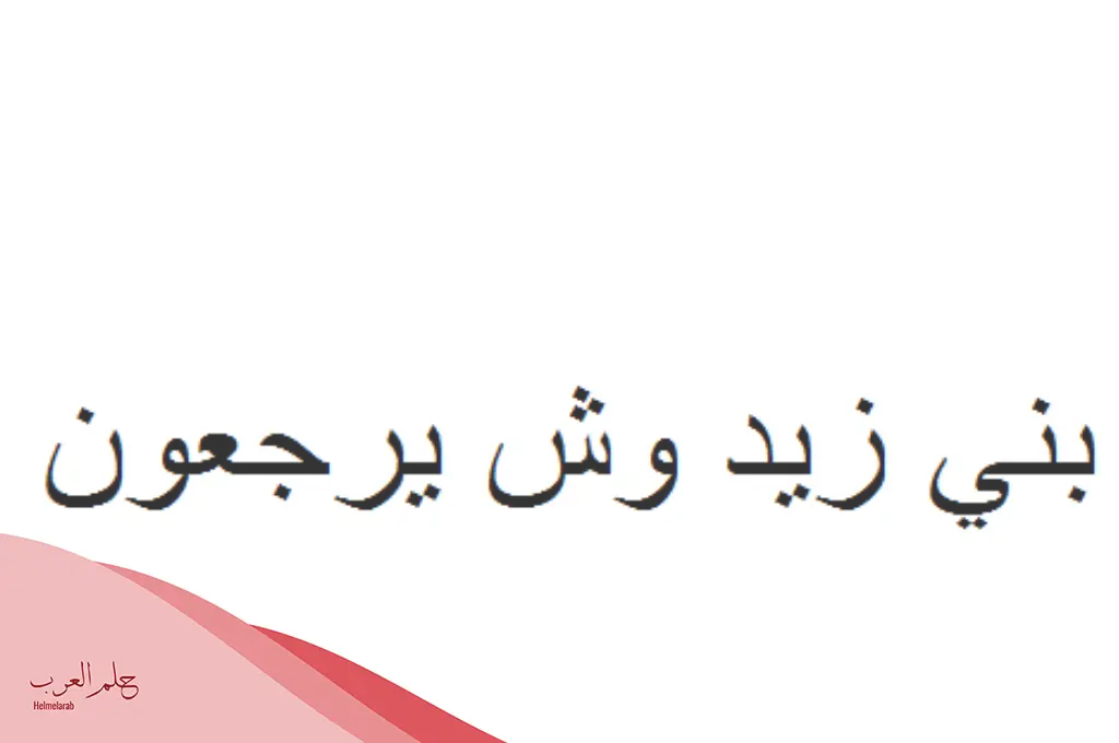 الزيد وش يرجعون .. أصل وشجرة عائلة الزيد