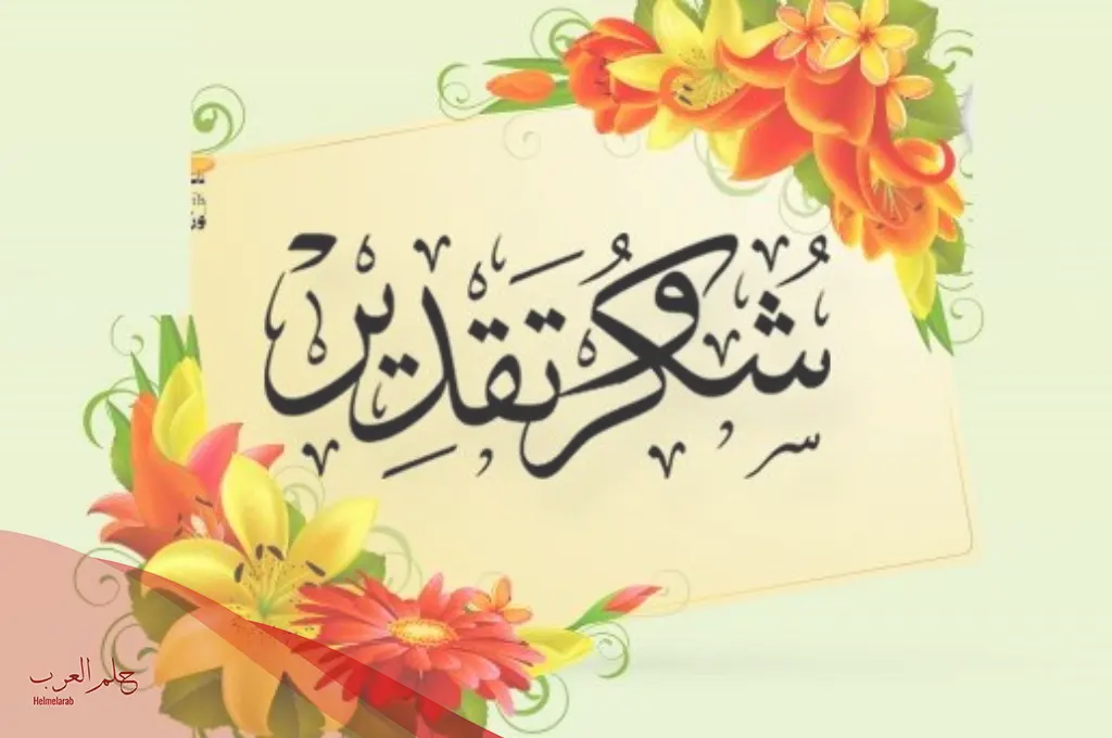 كلمات شكر وثناء لشخص عزيز .. أجمل 10 عبارات شكر وثناء مكتوبة