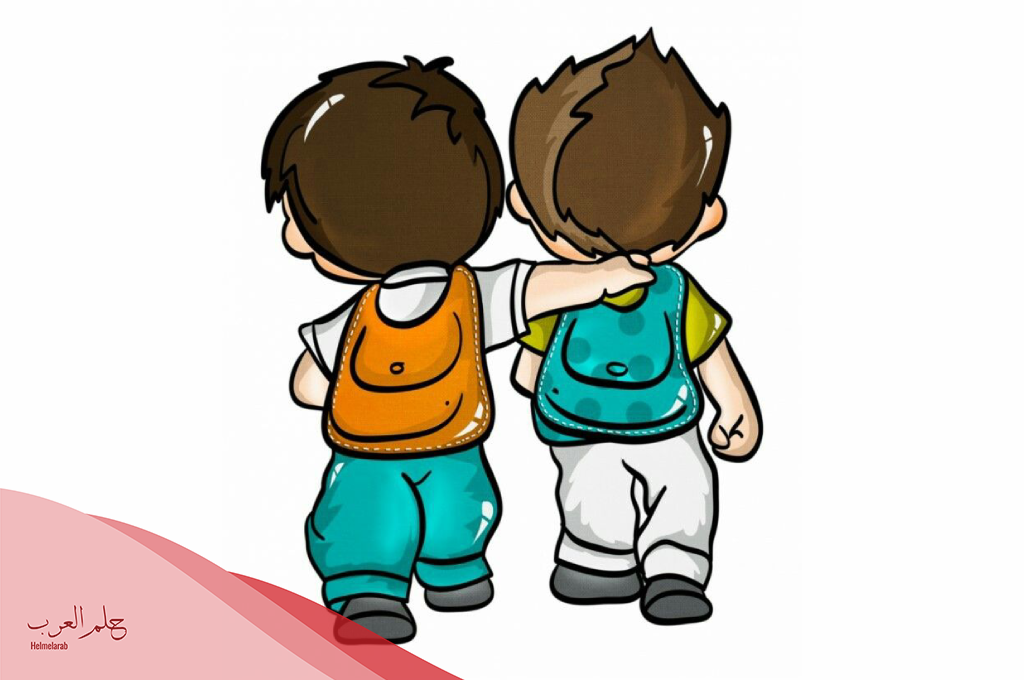صديقان كرتون صور مميزة