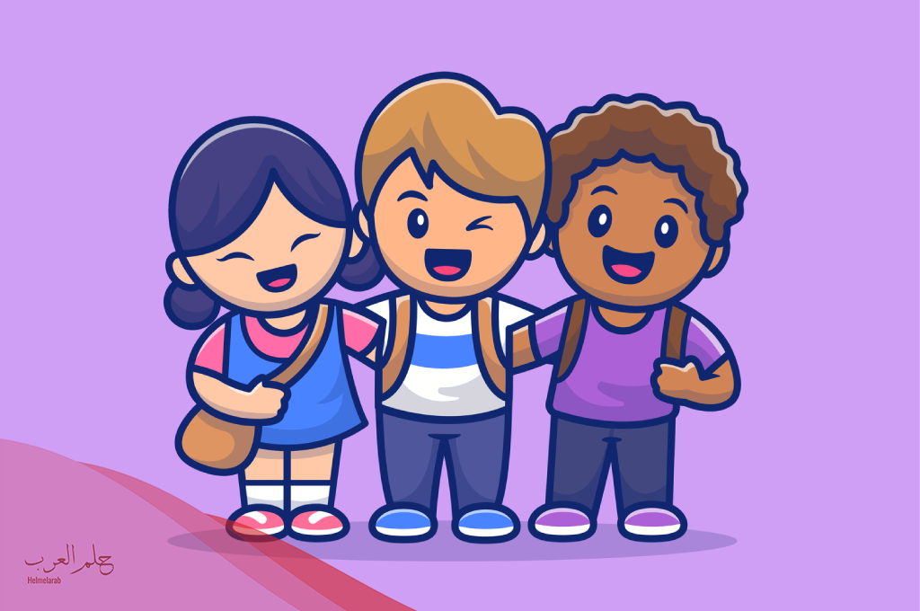صديقان كرتون صور مميزة