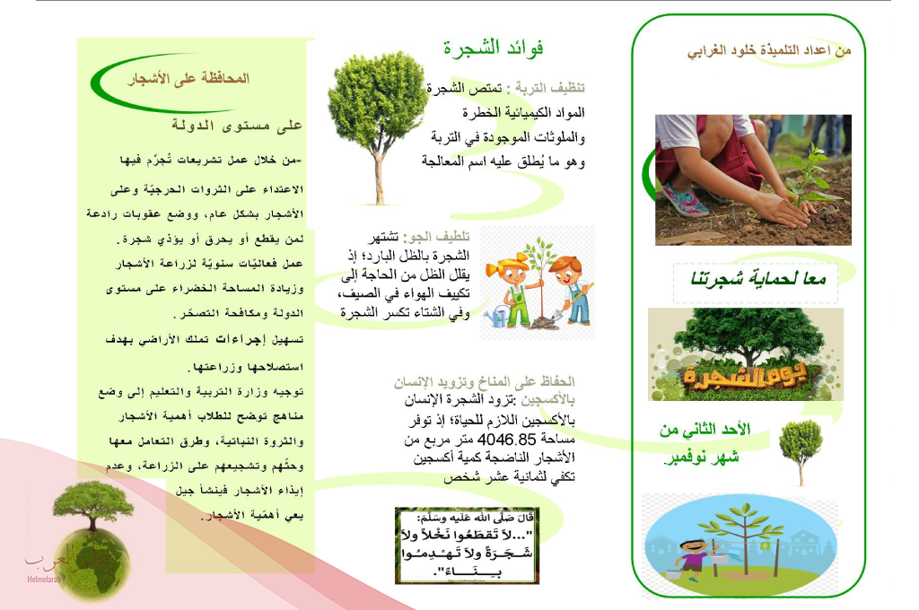 مطوية عن التلوث البيئي وأفضل مطويات عن نظافة البيئة