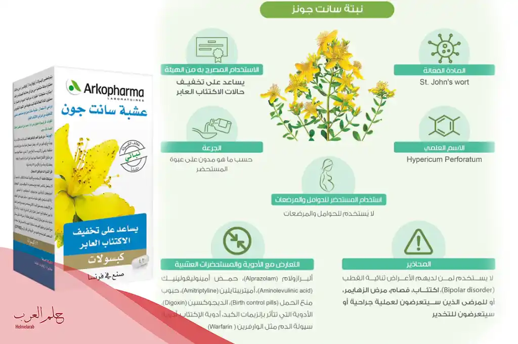 متى يبدأ مفعول سانت جونز وطريقة استخدامه الصحيحة