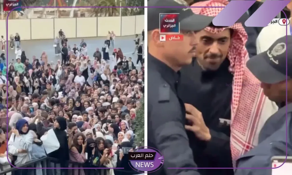 زحام وتدافع.. الجماهير تُقبل على الكاتب السعودي أسامة المسلم في معرض الجزائر الدولي للكتاب زحام وتدافع.. الجماهير تُقبل على الكاتب السعودي أسامة المسلم في معرض الجزائر الدولي للكتاب