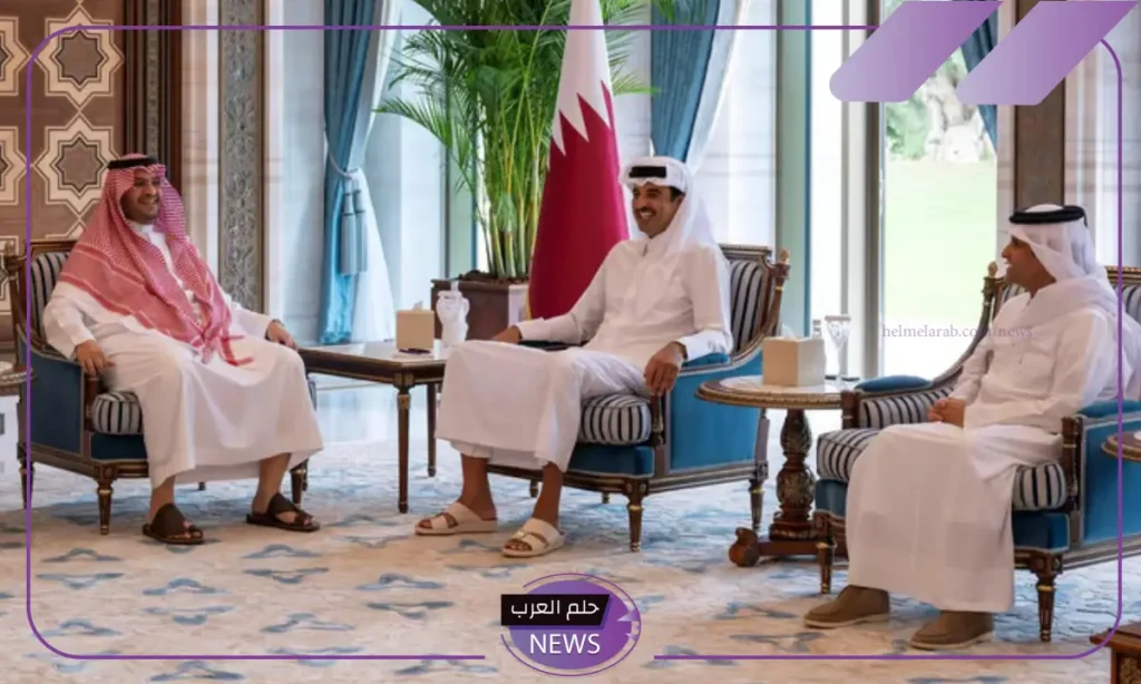 لبحث العلاقات المتميزة بين البلدين.. أمير قطر يستقبل الأمير تركي بن محمد